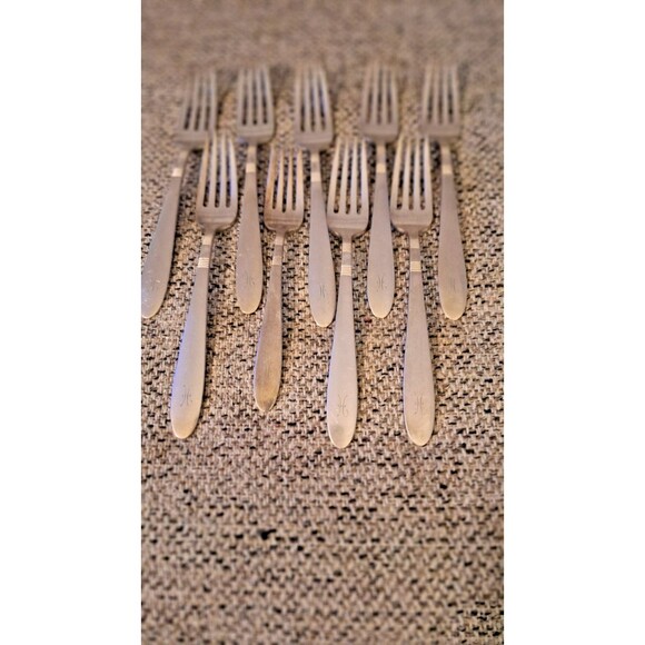 Tudor Plate Oneida Community Silver Plate Forks and Spoons - Picture 2 of 6